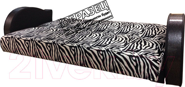 Изображение товара Диван Асмана Антуан-1 (рогожка кубики коричневые/кожзам коричневый)