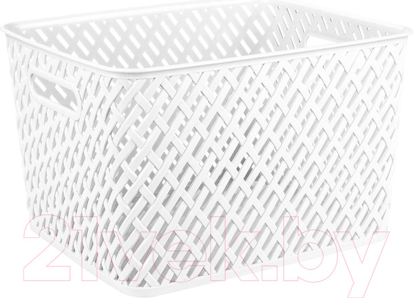 Изображение товара Корзина Альтернатива Плетенка 35х29х22.5 / М3488 (белый)