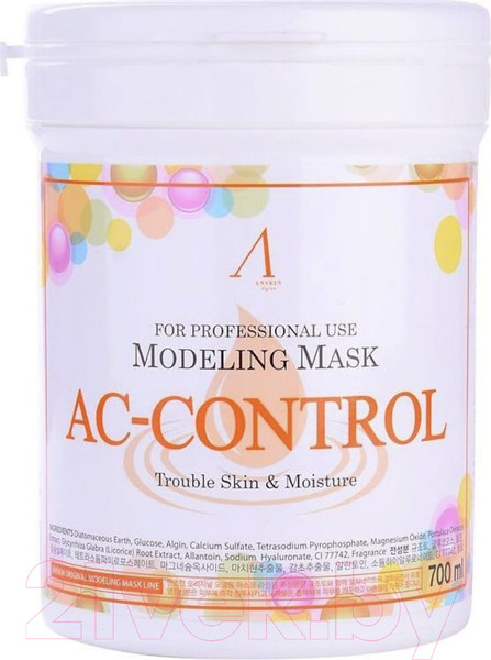 Изображение товара Маска для лица альгинатная Anskin Original Control Modeling Mask (700мл)