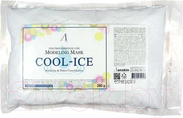 Изображение товара Маска для лица альгинатная Anskin Original Cool-Ice Modeling Mask (240г)