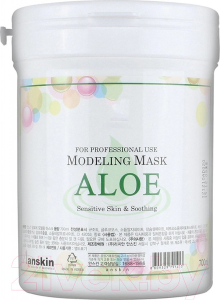 Изображение товара Маска для лица альгинатная Anskin Original Aloe Modeling Mask (700мл)
