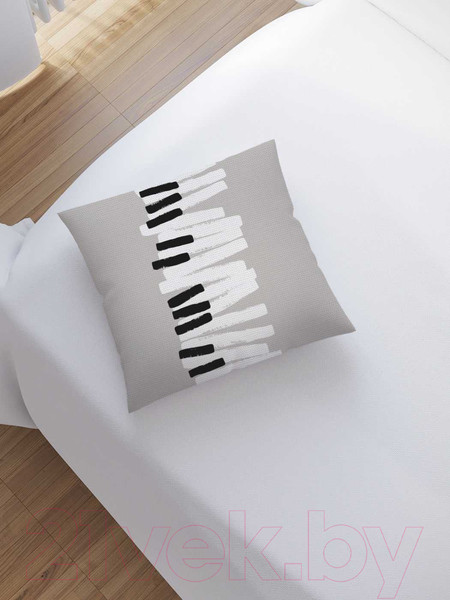 Изображение товара Наволочка декоративная JoyArty Кривые клавиши / sl_58877