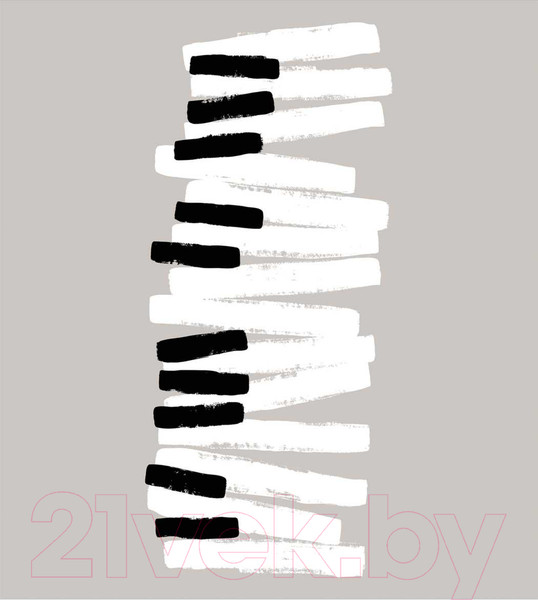 Изображение товара Наволочка декоративная JoyArty Кривые клавиши / sl_58877