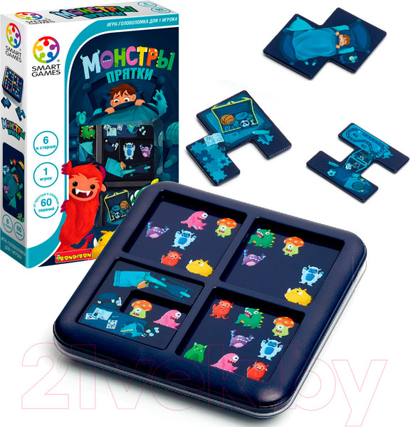 Изображение товара Игра-головоломка Bondibon Монстры прятки / ВВ5266