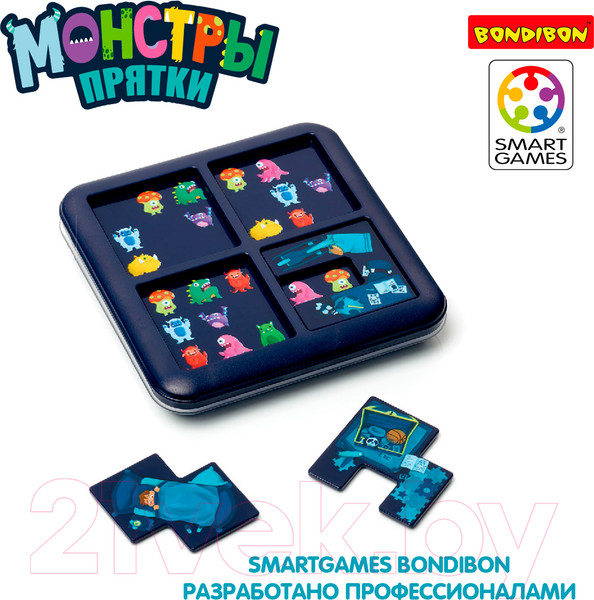 Изображение товара Игра-головоломка Bondibon Монстры прятки / ВВ5266