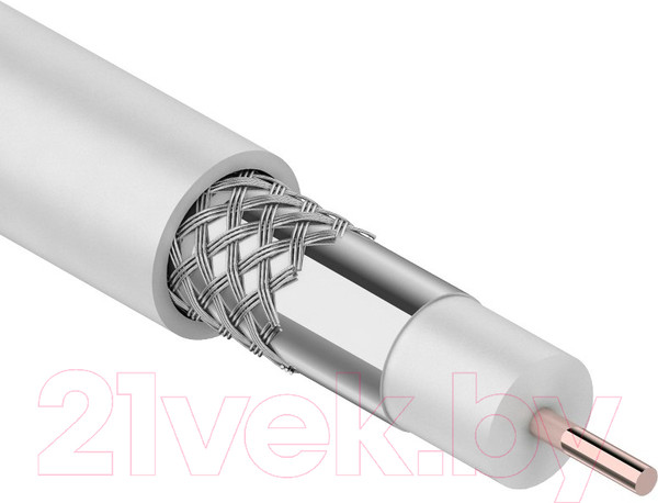 Изображение товара Кабель PROconnect RG-6U / 01-2205-10 (10м, белый)