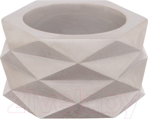 Изображение товара Кашпо Вещицы Геометрия / Kras19 (150мл, серый)