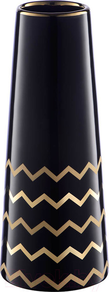 Изображение товара Ваза Вещицы Арт Деко / Cha4 (черный/золото)