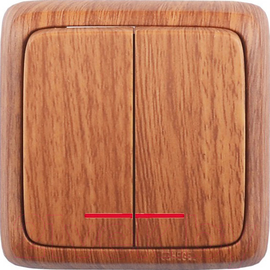 Изображение товара Выключатель Hegel ВА10-154-05 (дуб)