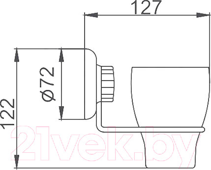 Изображение товара Стакан для зубной щетки и пасты Frap F3906