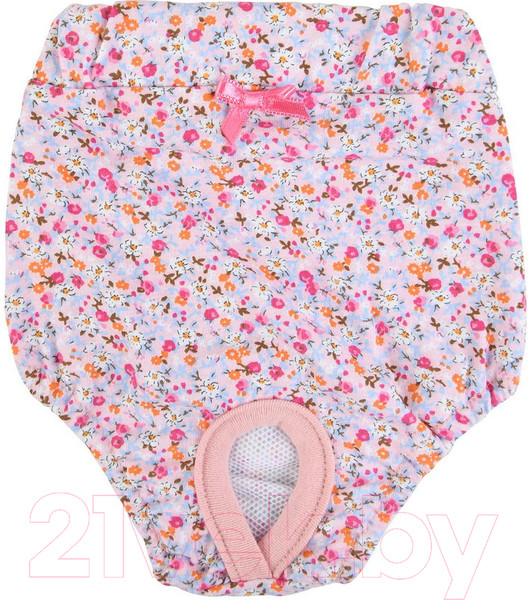 Изображение товара Трусики для животных Puppia WildFlower / PAUB-PT1806-PK-S (розовый бантик)