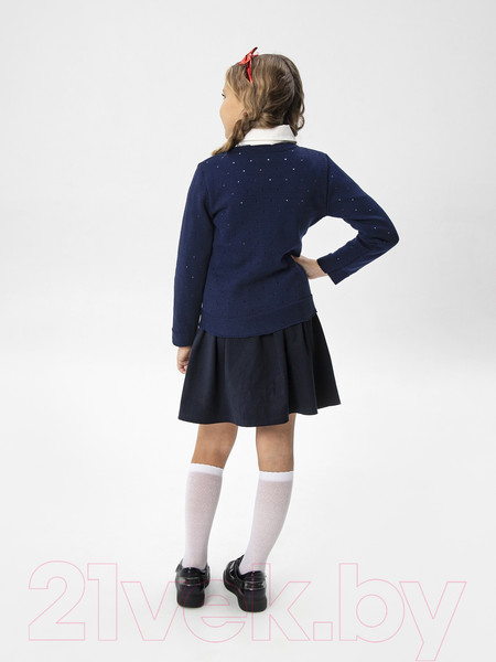 Изображение товара Кофта детская Amarobaby Pure Love School / AB-OD21-PLS1902/20-122 (синий, р. 122)
