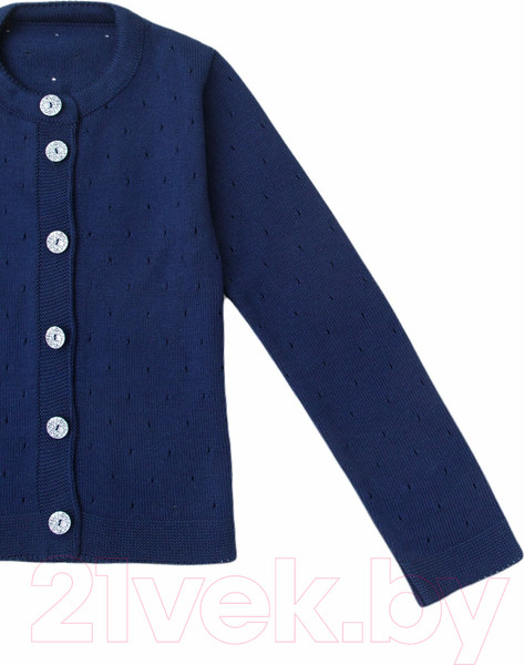 Изображение товара Кофта детская Amarobaby Pure Love School / AB-OD21-PLS1902/20-128 (синий, р. 128)