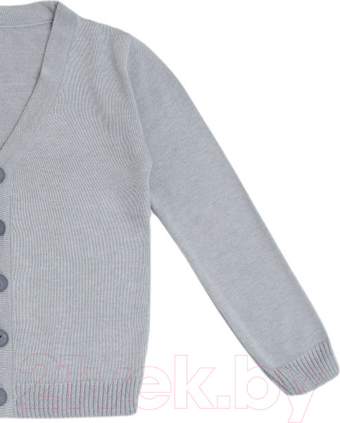 Изображение товара Кардиган детский Amarobaby Pure Love School / AB-OD21-PLS1901/11-128 (серый, р. 128)