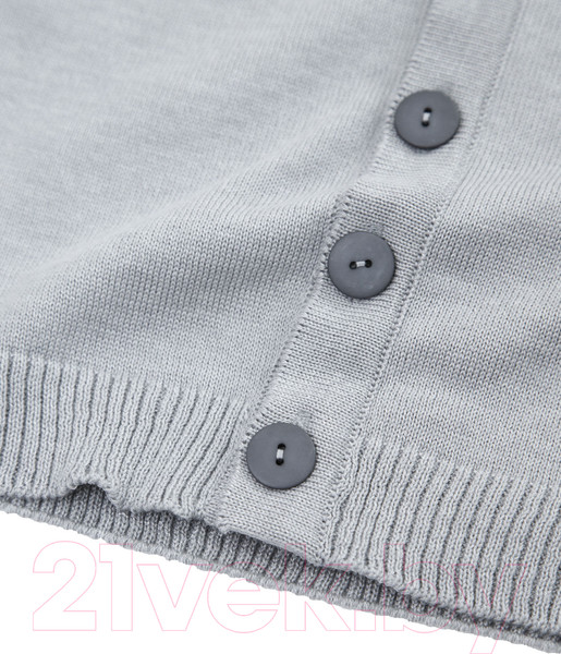 Изображение товара Кардиган детский Amarobaby Pure Love School / AB-OD21-PLS1901/11-128 (серый, р. 128)