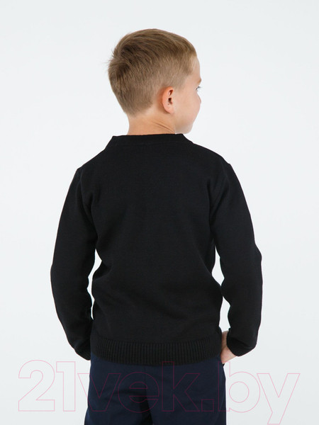 Изображение товара Кардиган детский Amarobaby Pure Love School / AB-OD21-PLS1901/09-122 (черный, р. 122)