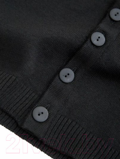 Изображение товара Кардиган детский Amarobaby Pure Love School / AB-OD21-PLS1901/09-128 (черный, р. 128)