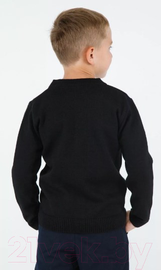 Изображение товара Кардиган детский Amarobaby Pure Love School / AB-OD21-PLS1901/09-128 (черный, р. 128)
