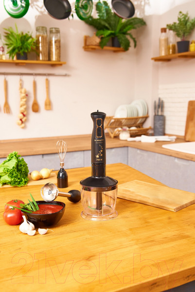 Изображение товара Блендер погружной Scarlett SC-HB42F72 (золотые звезды)