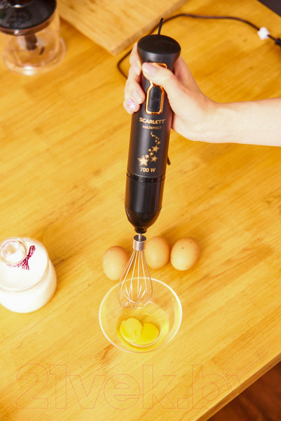 Изображение товара Блендер погружной Scarlett SC-HB42F72 (золотые звезды)