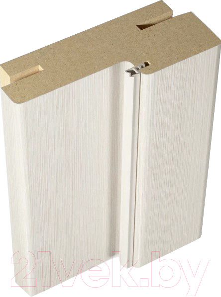 Изображение товара Коробка Velldoris Экошпон Techno T телеск. с 2 стойками и перекладиной 38x80x1000 (дуб белый)