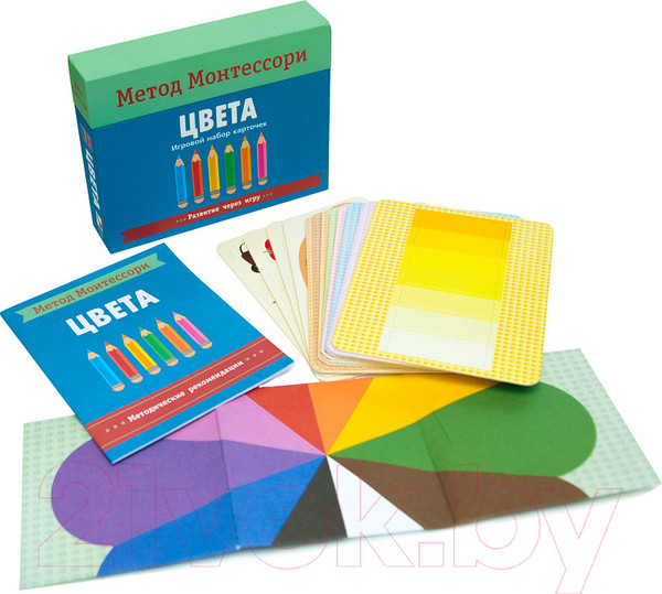 Изображение товара Книга-пазл Мозаика-Синтез Метод Монтесcори. Развитие через игру. Цвета