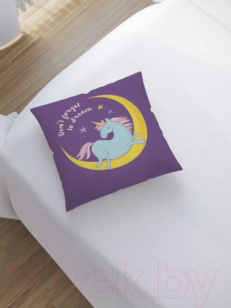 Изображение товара Наволочка декоративная JoyArty Не забывай мечтать / sl_19533