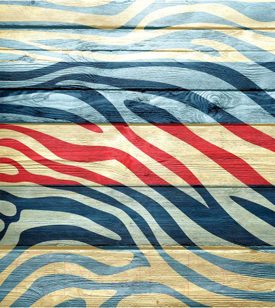 Изображение товара Наволочка декоративная JoyArty Узор зебры на досках / sl_12968