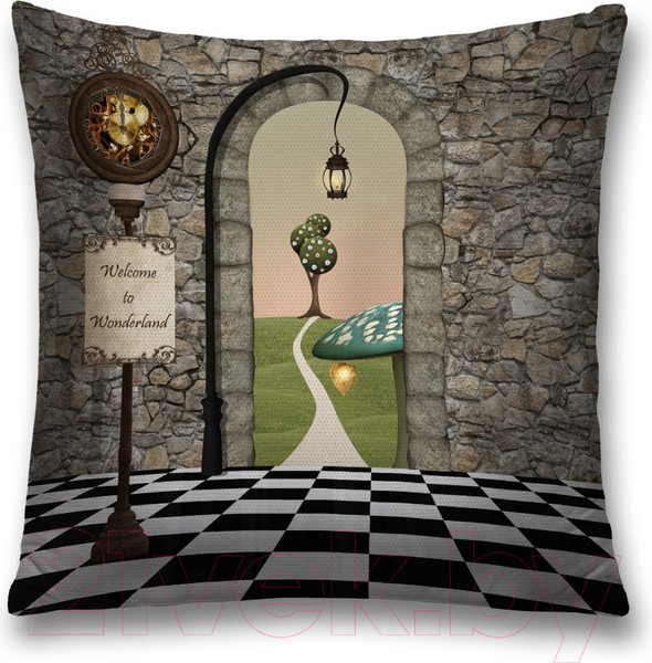 Изображение товара Наволочка декоративная JoyArty Тонкая тропа к дому / sl_14093