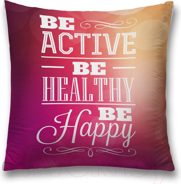 Изображение товара Наволочка декоративная JoyArty Жизненная мотивация / sl_36970