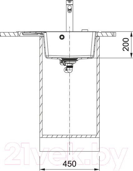 Изображение товара Мойка кухонная Franke 611/211-62 TL (114.0639.711)