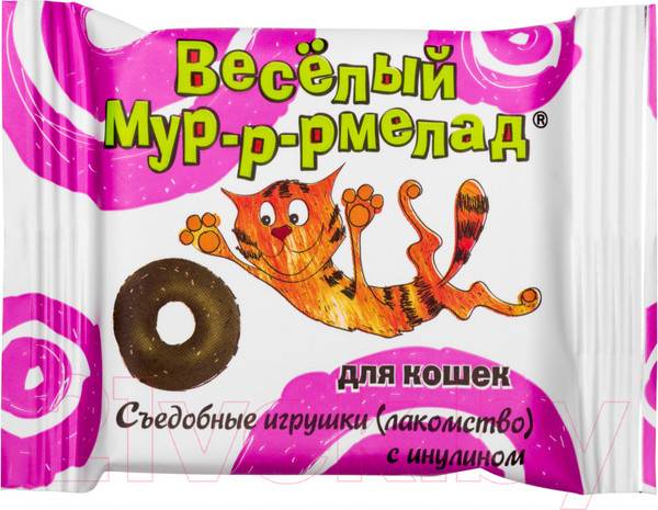 Изображение товара Лакомство для кошек Veda Веселый мур-р-рмелад с инулином (6г)