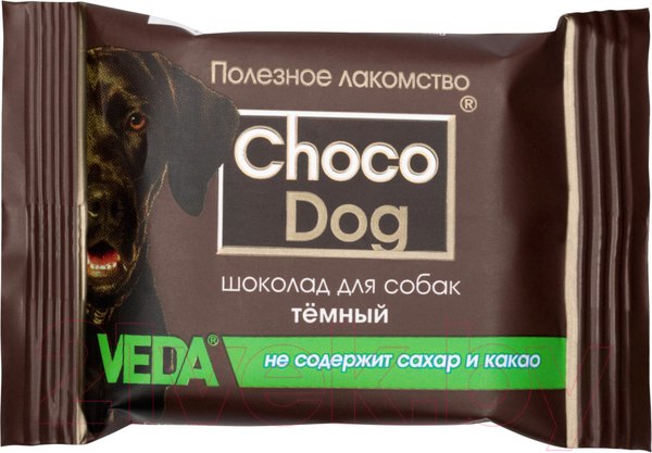 Изображение товара Лакомство для собак Veda Choco Dog Шоколад темный (15г)