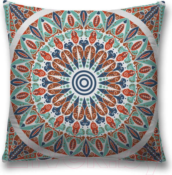 Изображение товара Наволочка декоративная JoyArty Орнамент с кругами / sl_12306