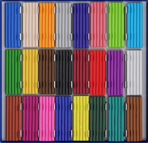 Изображение товара Пластилин ГАММА Классический / 281036 (24цв)