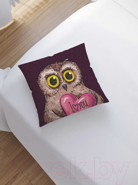 Изображение товара Наволочка декоративная JoyArty Я люблю тебя / sl_91949