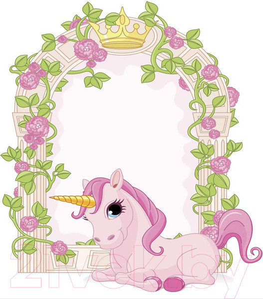 Изображение товара Наволочка декоративная JoyArty Королевский единорог / sl_11979