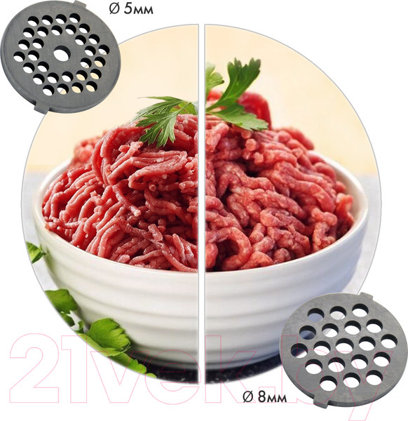 Изображение товара Мясорубка электрическая Atlanta ATH-3299  (красный)