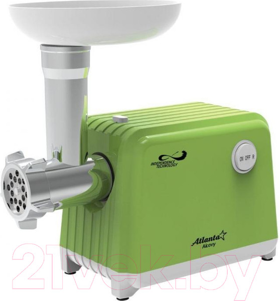 Изображение товара Мясорубка электрическая Atlanta ATH-3300 (зеленый)