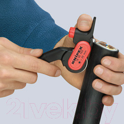 Изображение товара Инструмент для зачистки кабеля Knipex 1640150SB