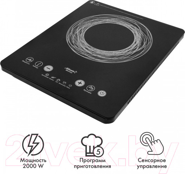 Изображение товара Электрическая настольная плита Atlanta ATH-1759 (черный)