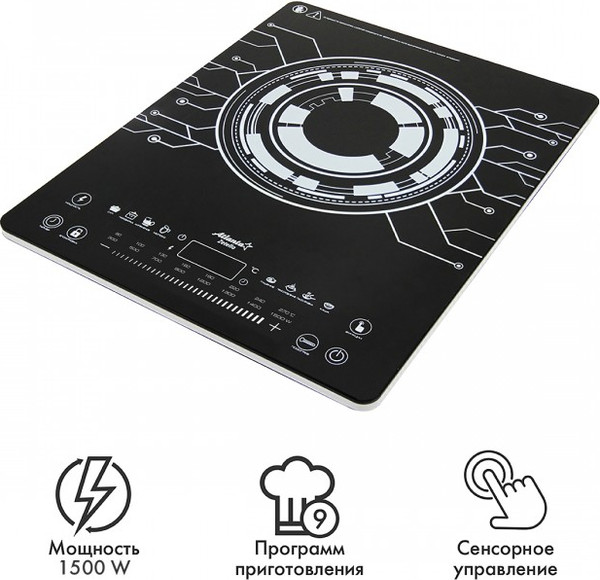 Изображение товара Электрическая настольная плита Atlanta ATH-1760 (черный)