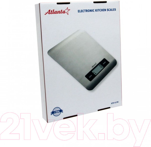 Изображение товара Кухонные весы Atlanta ATH-6196 (серебристый)