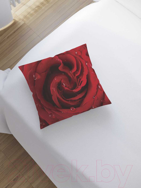 Изображение товара Наволочка декоративная JoyArty Алые розы / sl_8245