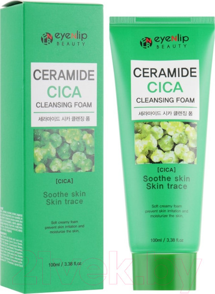 Изображение товара Пенка для умывания Eyenlip Ceramide Cica Cleansing Foam (100мл)