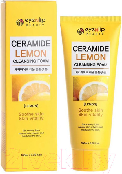 Изображение товара Пенка для умывания Eyenlip Ceramide Lemon Cleansing Foam (100мл)