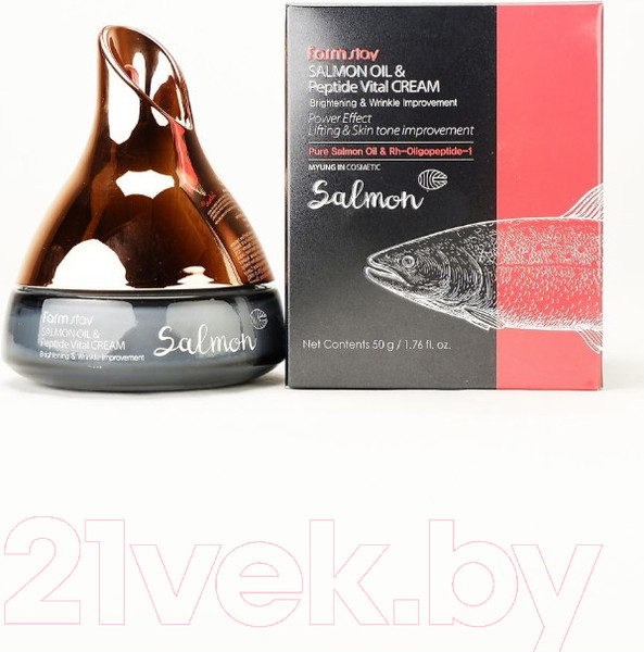 Изображение товара Крем для лица FarmStay Salmon Oil & Peptide Vital Cream (50г)