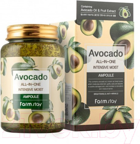 Изображение товара Сыворотка для лица FarmStay Avocado All ln One Intensive Moist Ampoule (250мл)