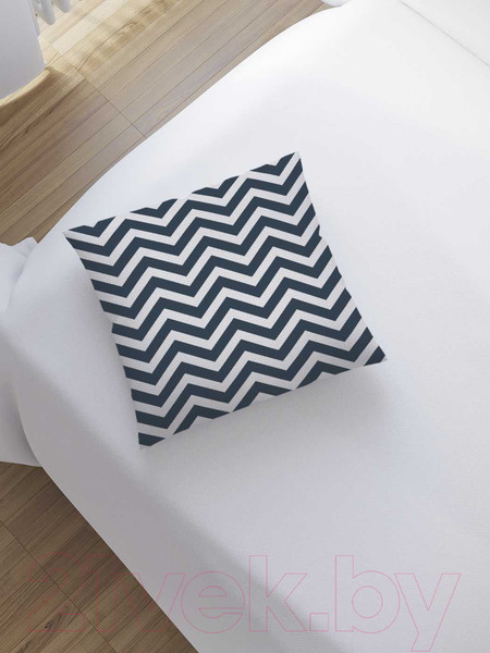 Изображение товара Наволочка декоративная JoyArty Монотонные зигзаги / sl_33445