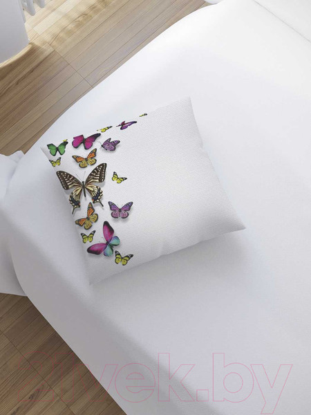 Изображение товара Наволочка декоративная JoyArty Вихрь из бабочек / sl_15890